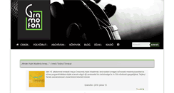 Desktop Screenshot of gramofon.hu